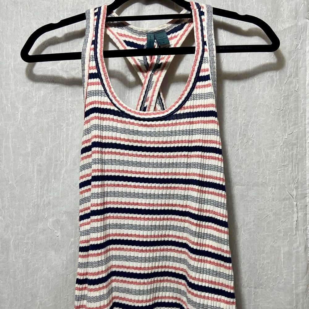 Striped Ribbed Tank